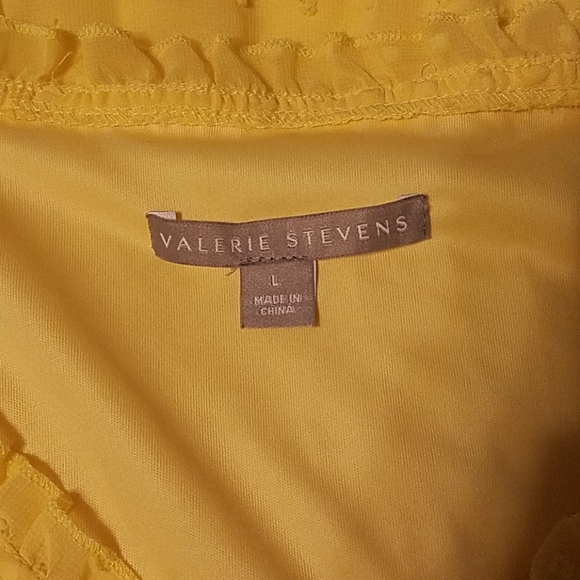 Valerie Stevens Yellow Blouse - Picture 6 of 7